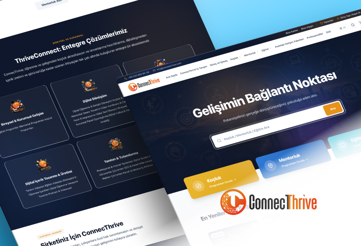 ConnecThrive platformu önizleme görseli